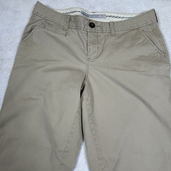 Vintage Y2K Old Navy Pants Womens 6 Beige Khaki Cargo Bootcut Casual Work - Picture 2 of 12